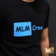 T-SHIRT CREW BLACK FOR HIM - MLM CREW